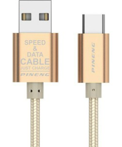 Pineng Type-C QC 3.0 Kablo-Gold