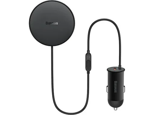 Baseus MegSafe Wireless Şarj Araç Tutucu + Araç Şarjı